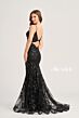 Ellie Wilde EW35039 Sheer Corset Embroidered Dress