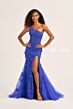 Ellie Wilde EW35049 One Shoulder Lace-Up Dress