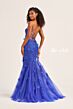Ellie Wilde EW35049 One Shoulder Lace-Up Dress