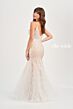 Ellie Wilde EW35077 Godet Skirt Embellished Dress