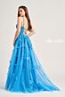 Ellie Wilde EW35081 Floral Skirt Lace-Up Dress