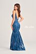 Ellie Wilde EW35095 Open Back Embroidered Dress