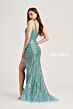 Ellie Wilde EW35096 High Slit One Shoulder Dress