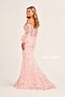 Ellie Wilde EW35107 Detached Sleeves 3D Flowers Dress