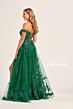 Ellie Wilde EW35116 Slit Skirt Off The Shoulder Dress