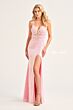 Ellie Wilde EW35120 Sequin Skirt Lace Bodice Dress