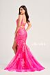 Ellie Wilde EW35201 High Slit Embroidered Dress