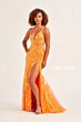 Ellie Wilde EW35201 High Slit Embroidered Dress