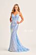 Ellie Wilde EW35202 Open Back Sequin Dress