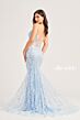 Ellie Wilde EW35204 Illusion Side Embroidered Dress