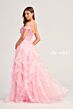 Ellie Wilde EW35218 Ruffle Skirt Sheer Corset Dress
