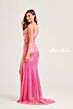 Ellie Wilde EW35235 Lace-Up Side Sequin Dress