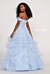 Ellie Wilde EW34108 Off The Shoulder Flounce Skirt Dress