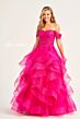 Ellie Wilde EW34108 Off The Shoulder Flounce Skirt Dress