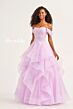 Ellie Wilde EW34108 Off The Shoulder Flounce Skirt Dress