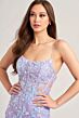Ellie Wilde EW35057 Cutout Back Scoop Neck Dress