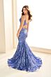 Ellie Wilde EW36003 Cutout Back Embroidered Dress