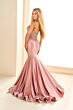 Ellie Wilde EW36004 Lace Corset Spaghetti Straps Dress