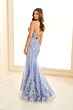 Ellie Wilde EW36006 Illusion Cutouts Embroidered Dress