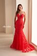 Ellie Wilde EW36008 Sheer Corset Embroidered Dress