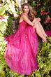 Ellie Wilde EW36015 Floral Appliques Glitter Dress