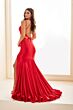 Ellie Wilde EW36022 Strappy Back High Slit Dress
