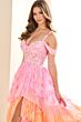 Ellie Wilde EW36037 Glow in the Dark Ruffle Dress