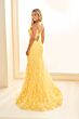 Ellie Wilde EW36041 Cutout Back Embroidered Dress