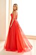 Ellie Wilde EW36046 High Slit Sweetheart Neck Dress
