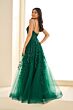 Ellie Wilde EW36068 Bare Back Spaghetti Straps Dress