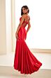 Ellie Wilde EW36077 Strappy Back Embellished Corset Dress