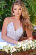 Ellie Wilde EW36085 Flounce Skirt Lace Corset Dress