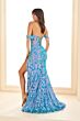 Ellie Wilde EW36087 Off The Shoulder Sequin Dress
