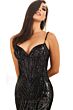 Ellie Wilde EW36102 Sweetheart Neckline Sequin Dress