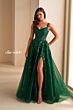 Ellie Wilde EW36204 High Slit Off The Shoulder Dress