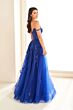 Ellie Wilde EW36204 High Slit Off The Shoulder Dress