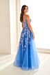 Ellie Wilde EW36208 Spaghetti Straps Lace Appliques Dress