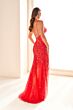 Ellie Wilde EW36211 Wrap Skirt Sequin Lace Dress