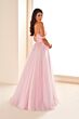Ellie Wilde EW36214 High Slit Off The Shoulder Dress