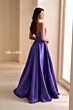 Ellie Wilde EW36224 Slit Skirt Notched Corset Dress
