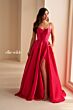 Ellie Wilde EW36224 Slit Skirt Notched Corset Dress