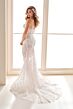 Enchanting by Mon Cheri E1006 Plunging Neck Drape Skirt Wedding Gown
