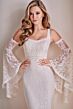 Enchanting by Mon Cheri E403 Bell Sleeve Cutout Back Lace Wedding Gown
