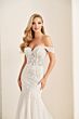 Enchanting by Mon Cheri E504 Off The Shoulder Glitter Wedding Gown