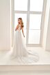 Enchanting by Mon Cheri E505 Sheer Bodice Plunging Neck Wedding Gown
