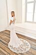 Enchanting by Mon Cheri E507 Puff Sleeve Lace Back Bridal Dress