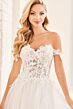 Enchanting by Mon Cheri E522 Illusion Corset Bodice Wedding Dress