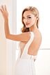 Enchanting by Mon Cheri E529 Plunging Neck Square Back Bridal Dress
