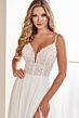 Enchanting by Mon Cheri E602 Lace Bodice High Slit Bridal Gown