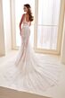 Enchanting by Mon Cheri E608 Scoop Back Floral Beaded Bridal Dress